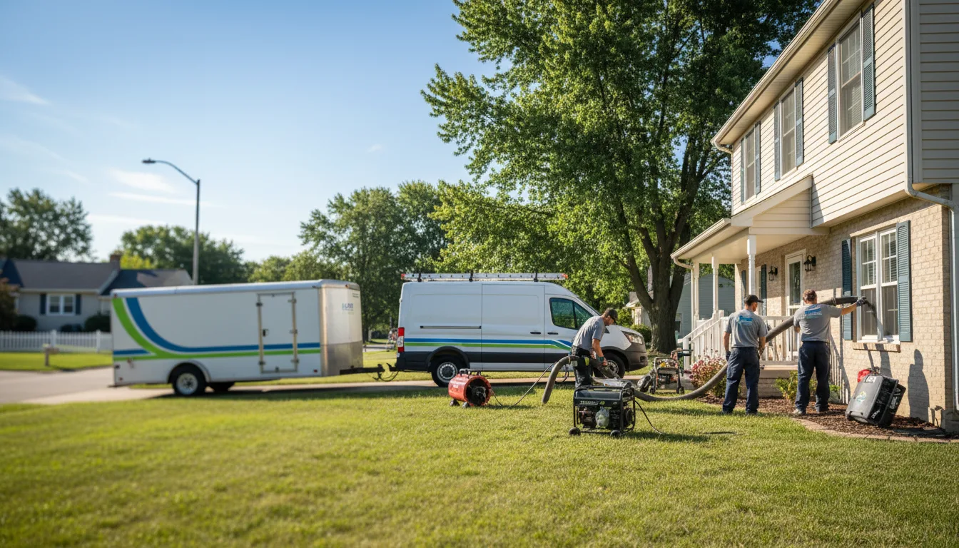 Flooded Basement Restoration And Cleanup With Repair in Black Earth, WI near me